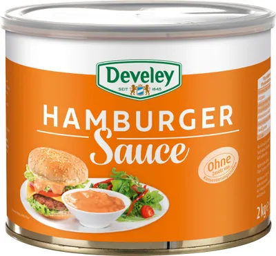 Obrázok produktu pre Develey Hamburger Sauce s jemne ochutenou receptúrou Plechovka 2000g