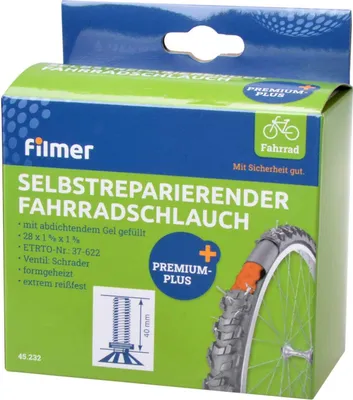 Produktbild von Filmer selbstreparierender Fahrradschlauch 28 Zoll Fahrrad Schlauch Schrader