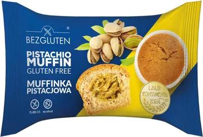 Produktbild von Bezgluten Pistazien Muffin 60g