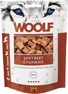 Immagine prodotto di WOOLF pochoutka bocconcini di manzo 100g