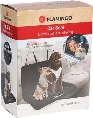 Produktbild von Flamingo Autositz Dreambay Schwarz 91x50x58cm