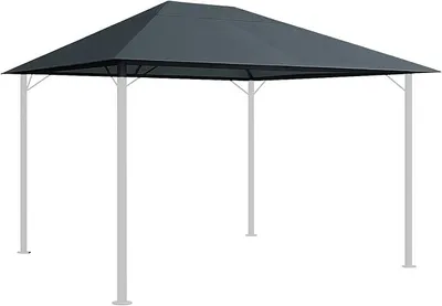 Produktbild von Ersatzdach für Garten Pavillon 3x4m Grau Antik Pavillondach Ersatzbezug