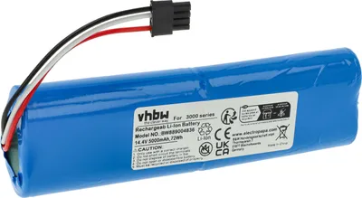 Produktbild von vhbw Akku kompatibel mit Philips HOMERUN 3000, XU3110/01, XU3110/02 Saugroboter (5000 mAh, 14,4 V, Li-Ion)
