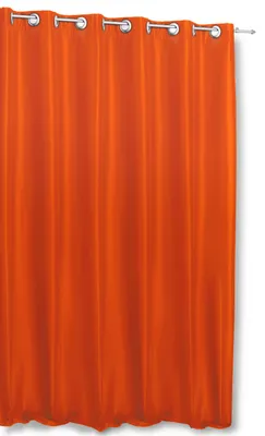 Produktbild von Thermovorhang Ösen orange 245x245 cm blickdicht breit Polar Fleece Vorhang Alaska