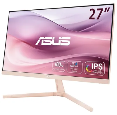 Produktbild von ASUS VU279CFE-P, 68,6 cm (27"), 1920 x 1080 Pixel, Full HD, LCD, 1 ms, Pink