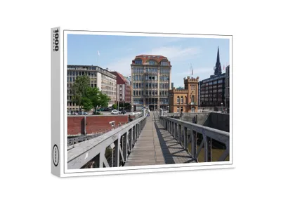 Produktbild von raxxa Premium-Puzzle "Binnenhafen Hamburg", 1000 Teile