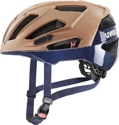 Zdjęcie produktu dla Kask Uvex Gravel X – orzechowy – kosmicznie ciemnoniebieski matowy wielkość 52-57 cm S41.0.044.0915