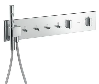 Productafbeelding van Thermostaatmodule AXOR ShowerComposition, inbouwmodel, 610 / 110, 4 uitgangen, chroom