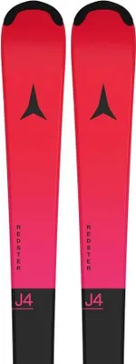 Zdjęcie produktu dla Zestaw nart alpejskich Atomic Redster J4+l 6 Gw Junior, kolor różowy, rozmiar 120, dla dzieci, różowy 120