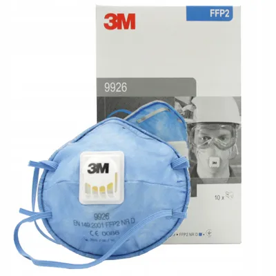 Produktbild von 3M Spezial- Atemschutzmasken FFP2 NR D 9926, 10er Pack, auch gegen Gase