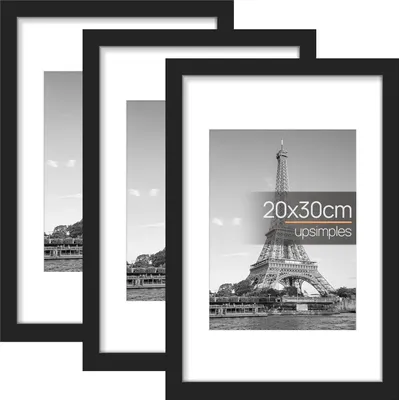 Produktbild von Fotolijst Set Schwarz 20x30cm, Thuisdecoratie, Wandfotografie, Holz