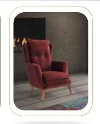 Produktbild von Sessel 1 Sitzer Textil Lounge Luxus Club Polster Relax Sofa Möbel  Design Couch