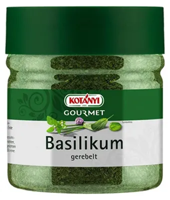 Zdjęcie produktu dla Kotanyi Gourmet bazylia natarta i delikatnie suszona 60g