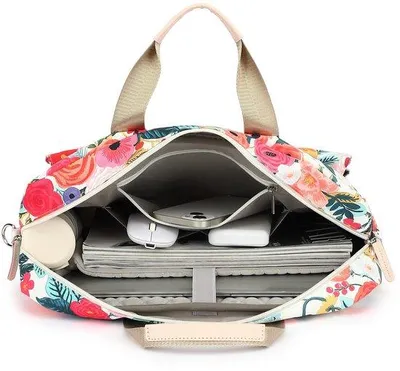 Image de Sacoche pour ordinateur portable Unyqoos® – imperméable, multifonctionnelle, avec une bandoulière confortable et une doublure intérieure douce, offrant une protection légère pour votre ordinateur portable