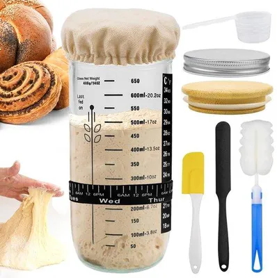 Productafbeelding van Sourdough Starter Set voor het Bakken van Brood
