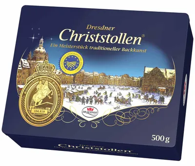 Produktbild von Dr. Quendt Dresdner Christstollen Dose 500g