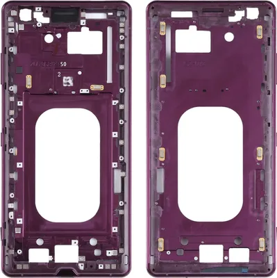 Produktbild von Middle Frame Bezel Plate Mittelrahmen Rahmen für Sony Xperia XZ3 Lila Ersatz