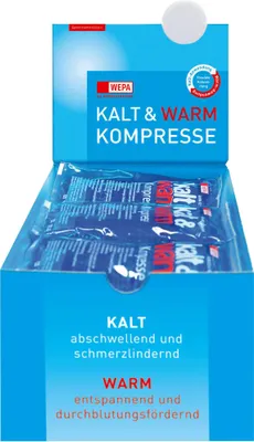 Image de WEPA Compresse froid + chaud 8,5 x 14,5 cm, 1 p. Compresses