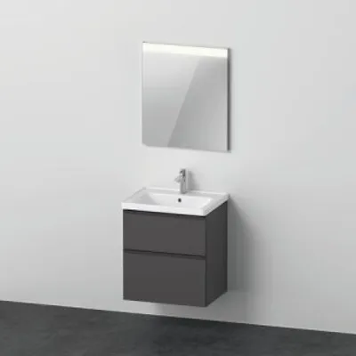 Produktbild von DURAVIT DE0144049490000 Möbel-WT mit WTU und Spiegel D-Neo 48
