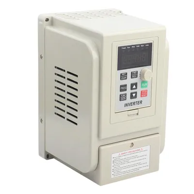 Image de Convertisseur de fréquence monophasé VFD - 220VAC Régulateur de vitesse pour moteur triphasé 2,2kW AC