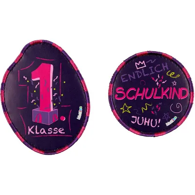 Produktbild von Ergobag Klettie-Set 2-tlg. Schulstarter Lila