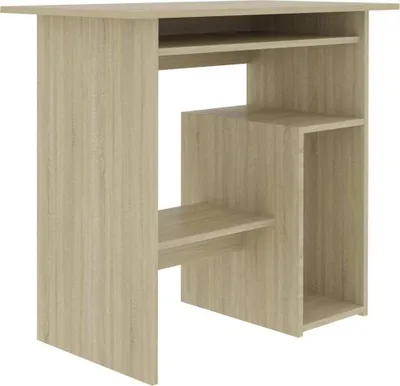 Produktbild von Schreibtisch Sonoma-Eiche 80x45x74 cm Holzwerkstoff