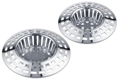 Produktbild von Cornat Haarsieb Kunststoff Set 2 Stück Ø 60 und 70 mm, für Ablaufventile