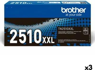 Produktbild von Toner Brother TN2510XXL Schwarz (3 Stück)