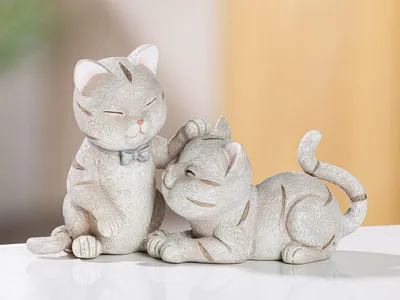 Produktbild von Gilde Figur Kuschelkatzen "Kitten" 52600