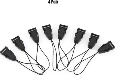 Image de 4 paires de kits de boucles rapides de haute qualité pour les sangles d'épaule et de cou des appareils photo