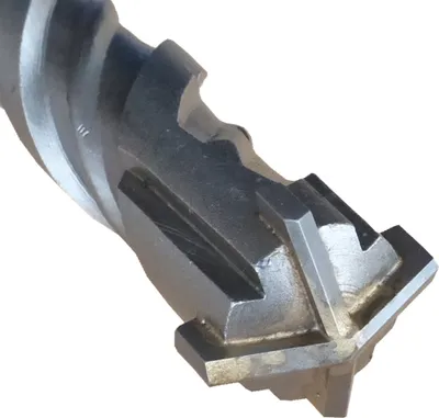 Produktbild von SDS PLUS Betonbohrer Ø6mm x 160mm Hammerbohrer Steinbohrer Bohrer Quadro-X für Mauerwerk Kreuzscheide - BOHRFUX