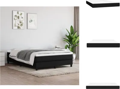 Immagine prodotto di vidaXL Materasso a molle insacchettate nero 140x190x20 cm in tessuto - Materassi