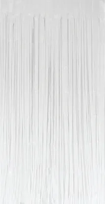 Produktbild von Lametta Vorhang 50x100cm, Farbauswahl:weiß