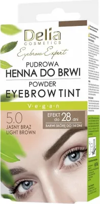 Zdjęcie produktu dla Delia Henna Do Brwi Pudrowa Jasny Brąz