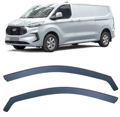 Für Ford Tourneo Transit Custom 2023- Findabweiser Regenabweiser Schwarz Smoke