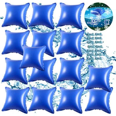 Zdjęcie produktu dla Jopassy 15szt poduszka basenowa basenowa zimowa poduszka powietrzna 122 x 122 x 60 cm, poduszka basenowa, poduszka powietrzna, poduszka zimowa na plandekę basenową zima zimowanie