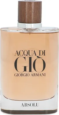 Produktbild von Giorgio Armani Acqua di Gio Absolu, Männer, 125 ml, Nicht nachfüllbare Flasche, Marine, Labdanum, Patschuli