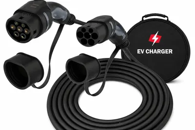 Obrázok produktu pre Nabíjací kábel EV typ 2 L.7m 11kW čierny IP55