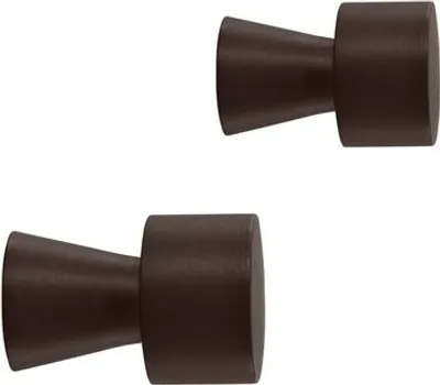 Produktbild von OYOY L10050, Drinnen, Universalhaken, Braun, Messing, Edelstahl, Schraube, 2,5 cm