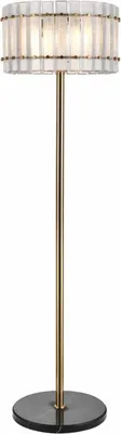 Immagine prodotto di Casa Padrino lampada da terra in ottone antico/nero h. 168 cm - Luxury Lights