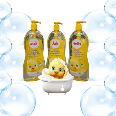 Produktbild von Dalin Baby Shampoo & Body Wash – Mildes 2-in-1 Baby Shampoo und Körperwäsche 500 ml