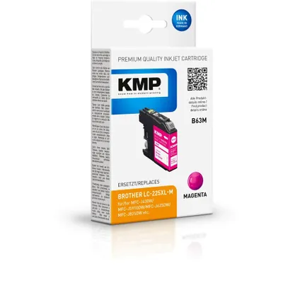 Produktbild von KMP Patrone Brother LC-225XLM 1200 S. magenta remanufactured