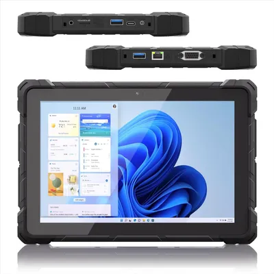 Produktbild von HEIGAOLAPC Rugged Tablet, N100 Win11 Pro 8 GB RAM 128 eMMC Tablet PC, 10.1 Zoll 16000 mAh Akku / 4G LTE GPS/WiFi BT5.0/1920 * 1200 IPS Feld