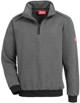Image de Nitras Motion Tex Plus Pullover | Taille L | Pullover de travail | gris