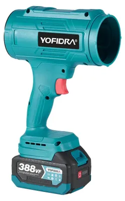 Image de Souffleur électrique - Souffleur à feuilles portable - 18V - Compatible avec les batteries Makita 18V - Idéal pour les feuilles, la neige et la poussière - Livré avec 1 batterie