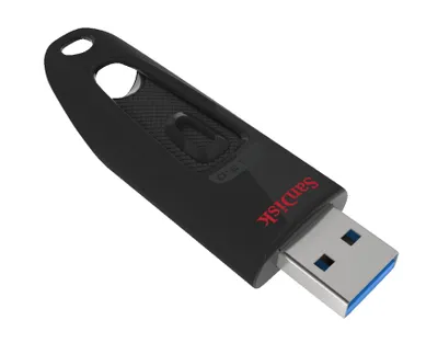 Obrázek produktu pro SanDisk SDCZ48-128G-GTV46, 128 GB, USB Typ-A, 3.2 Gen 1 (3.1 Gen 1), Kluzné, Černá