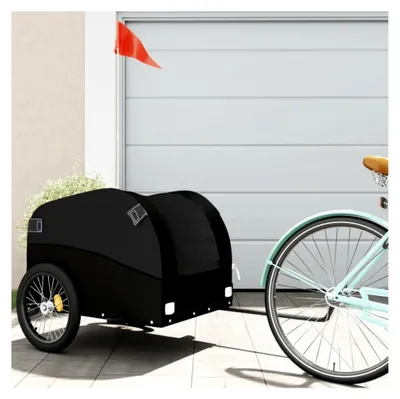 Produktbild von Fahrradanhänger Schwarz 45 kg aus Eisen
