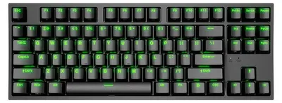 Obrázek produktu pro GENESIS Thor 404 TKL, Kabel, USB, Mechanický spínač, QWERTY, RGB LED, Černá