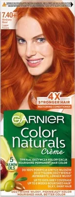 Zdjęcie produktu dla Garnier Color Naturals Créme Farba do włosów 7.40+ Miedziany blond