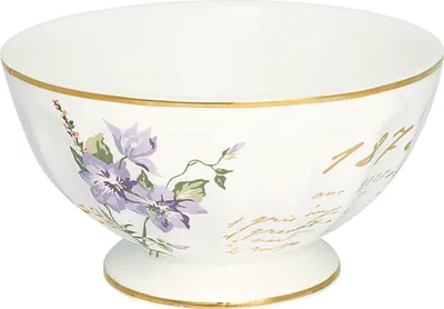 Produktbild von Greengate Jacobe French Bowl xlarge white 13,5 cm